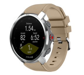 Strap-it® Polar Grit X siliconen bandje (beige)