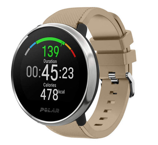 Strap-it® Strap-it Polar Unite siliconen bandje (beige)