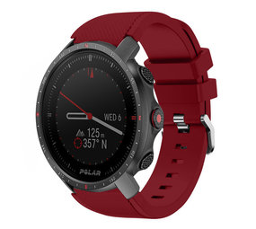 Strap-it® Polar Grit X Pro twill silicone band (bordeaux)