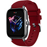 Strap-it® Strap-it Amazfit GTS 3 siliconen bandje (bordeaux) Strap-it® Strap-it Amazfit GTS 3 siliconen bandje (bordeaux)