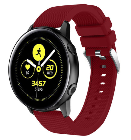 Strap-it® Strap-it Samsung Galaxy Active siliconen bandje (bordeaux)