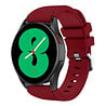 Strap-it® Strap-it Samsung Galaxy Watch 4 44mm siliconen bandje (bordeaux) Strap-it® Strap-it Samsung Galaxy Watch 4 44mm siliconen bandje (bordeaux)