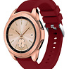 Strap-it® Strap-it Samsung Galaxy Watch 42mm siliconen bandje (bordeaux) Strap-it® Strap-it Samsung Galaxy Watch 42mm siliconen bandje (bordeaux)