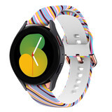 Strap-it® Silly Stripes Samsung Galaxy Watch 5 40mm bandje