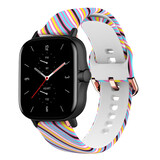 Strap-it® Silly Stripes Amazfit GTS 2 bandje