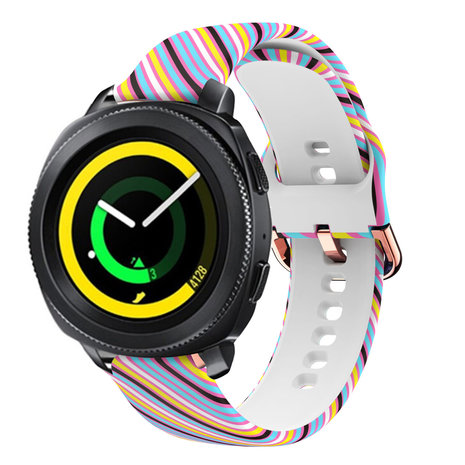 Strap-it® Strap-it Silly Stripes Samsung Gear Sport bandje
