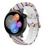 Strap-it® Silly Stripes Huawei Watch GT 3 42mm bandje