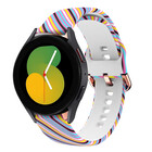 Strap-it® Strap-it Silly Stripes Samsung Galaxy Watch 4 44mm bandje