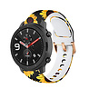 Strap-it® Strap-it Sunny Flower Amazfit GTR 42mm bandje Strap-it® Strap-it Sunny Flower Amazfit GTR 42mm bandje