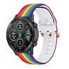Strap-it® Strap-it Taste the Rainbow Honor Magic Watch 2 42mm bandje Strap-it® Strap-it Taste the Rainbow Honor Magic Watch 2 42mm bandje
