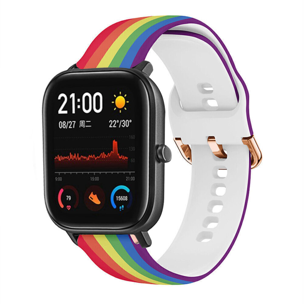 Strap-it® Strap-it Taste the Rainbow Xiaomi Amazfit GTS bandje