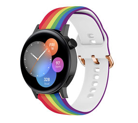 Strap-it® Taste the Rainbow Huawei Watch GT 3 42mm bandje