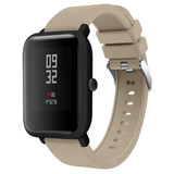 Strap-it® Xiaomi Amazfit Bip siliconen bandje (beige)