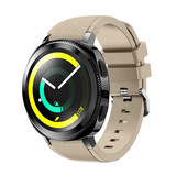 Strap-it® Samsung Gear Sport siliconen bandje (beige)