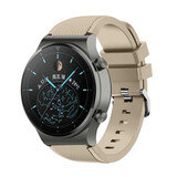 Strap-it® Huawei Watch GT 2 Pro siliconen bandje (beige)