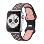 Strap-it® Strap-it Apple Watch sport bandje (zwart/roze)