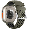 Strap-it® Strap-it Apple Watch sport gesp bandje (legergroen/zwart) Strap-it® Strap-it Apple Watch sport gesp bandje (legergroen/zwart)