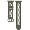 Strap-it® Strap-it Apple Watch sport gesp bandje (legergroen/zwart) Strap-it® Strap-it Apple Watch sport gesp bandje (legergroen/zwart)