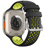 Strap-it® Strap-it Apple Watch sport gesp bandje (zwart/geel) Strap-it® Strap-it Apple Watch sport gesp bandje (zwart/geel)