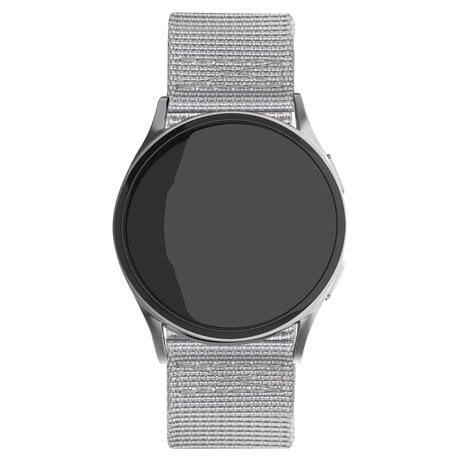 Strap-it® Strap-it Xiaomi Mi Watch nylon gesp bandje (grijs)
