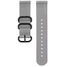Strap-it® Strap-it Xiaomi Watch S1 nylon gesp bandje (grijs) Strap-it® Strap-it Xiaomi Watch S1 nylon gesp bandje (grijs)