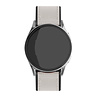 Strap-it® Strap-it Samsung Galaxy Watch 4 40mm leren hybrid bandje (wit) Strap-it® Strap-it Samsung Galaxy Watch 4 40mm leren hybrid bandje (wit)