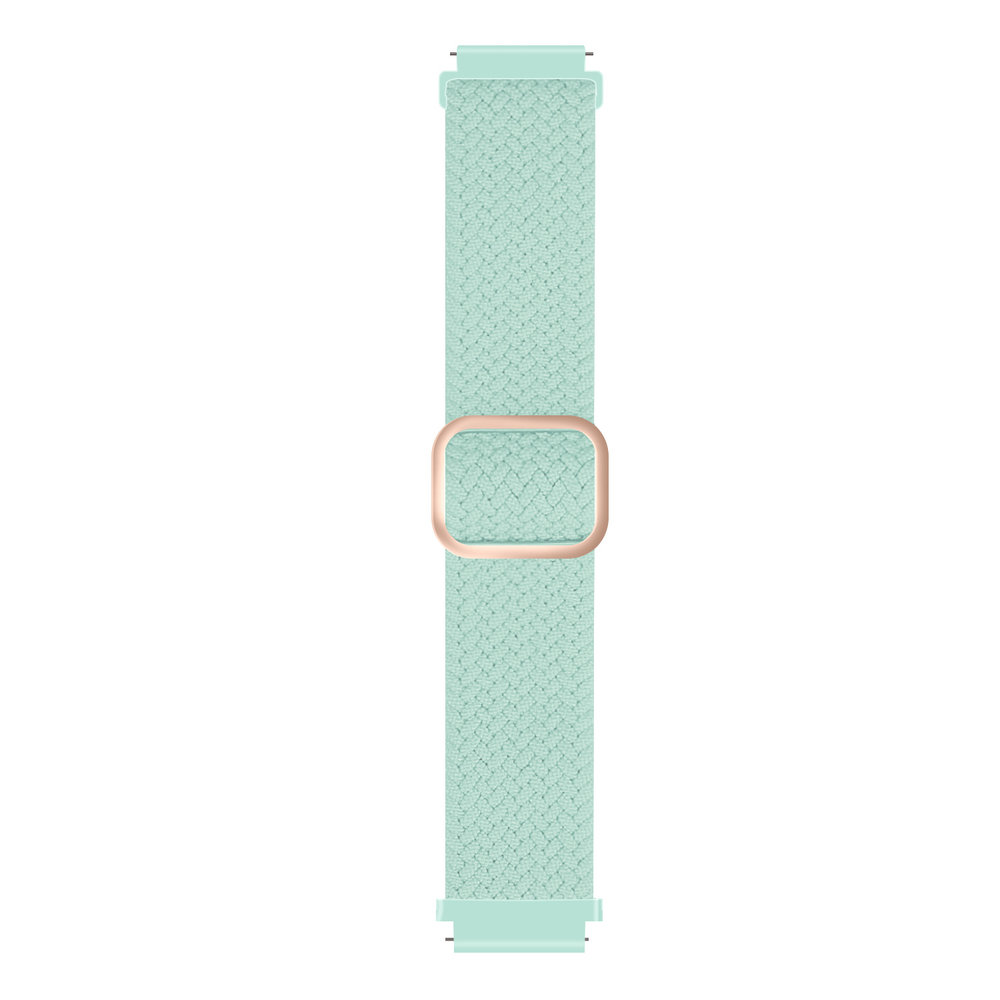 Strap-it® Strap-it Samsung Galaxy Watch 5 44mm verstelbaar geweven bandje (turquoise)