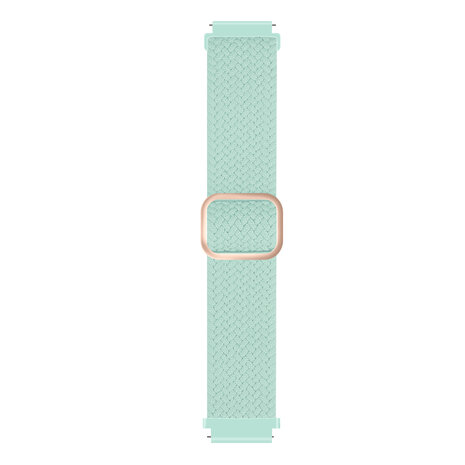 Strap-it® Strap-it Xiaomi Amazfit GTS verstelbaar geweven bandje (turquoise)