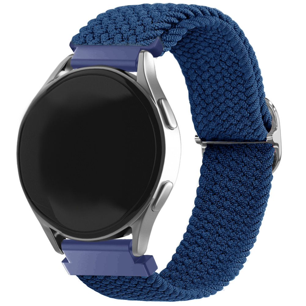 Strap-it® Strap-it Samsung Galaxy Watch 4 Classic 46mm verstelbaar geweven bandje (blauw) Strap-it® Strap-it Samsung Galaxy Watch 4 Classic 46mm verstelbaar geweven bandje (blauw)