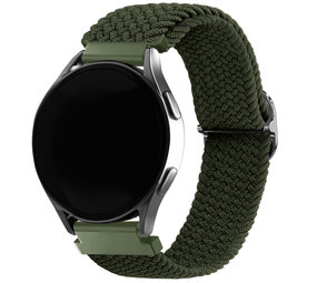 Strap-it® Samsung Galaxy Watch 4 40mm verstelbaar geweven bandje (groen) Strap-it® Samsung Galaxy Watch 4 40mm verstelbaar geweven bandje (groen)