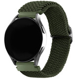 Strap-it® Samsung Gear S3 verstelbaar geweven bandje (groen)