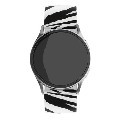 Strap-it® Strap-it Wild Zebra Samsung Galaxy Watch Active bandje