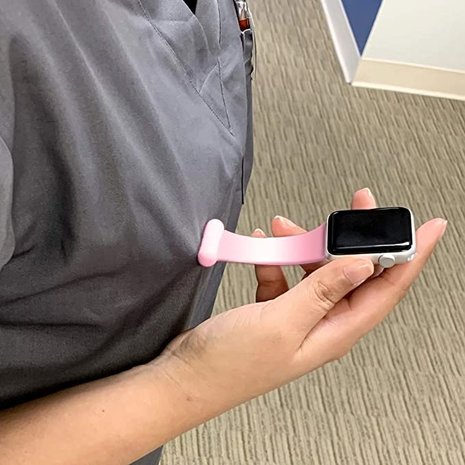 Strap-it® Strap-it Apple Watch verpleegkundige band (roze)