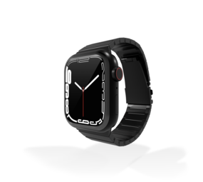 Strap-it® Apple Watch luxe titanium bandje (zwart) Strap-it® Apple Watch luxe titanium bandje (zwart)