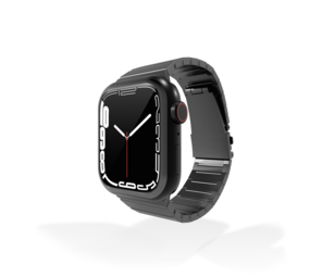 Strap-it® Apple Watch luxe titanium bandje (donkergrijs) Strap-it® Apple Watch luxe titanium bandje (donkergrijs)
