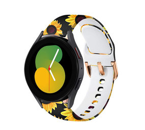 Strap-it® Sunny Flower Samsung Galaxy Watch 5 40mm bandje