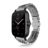 Strap-it® Strap-it Amazfit GTS 2 duo stalen schakel band (zilver) Strap-it® Strap-it Amazfit GTS 2 duo stalen schakel band (zilver)