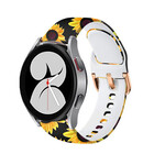 Strap-it® Strap-it Sunny Flower Samsung Galaxy Watch 4 40mm bandje