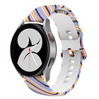 Strap-it® Strap-it Silly Stripes Samsung Galaxy Watch 4 40mm bandje
