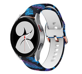 Strap-it® Funky Feather Samsung Galaxy Watch 4 40mm bandje