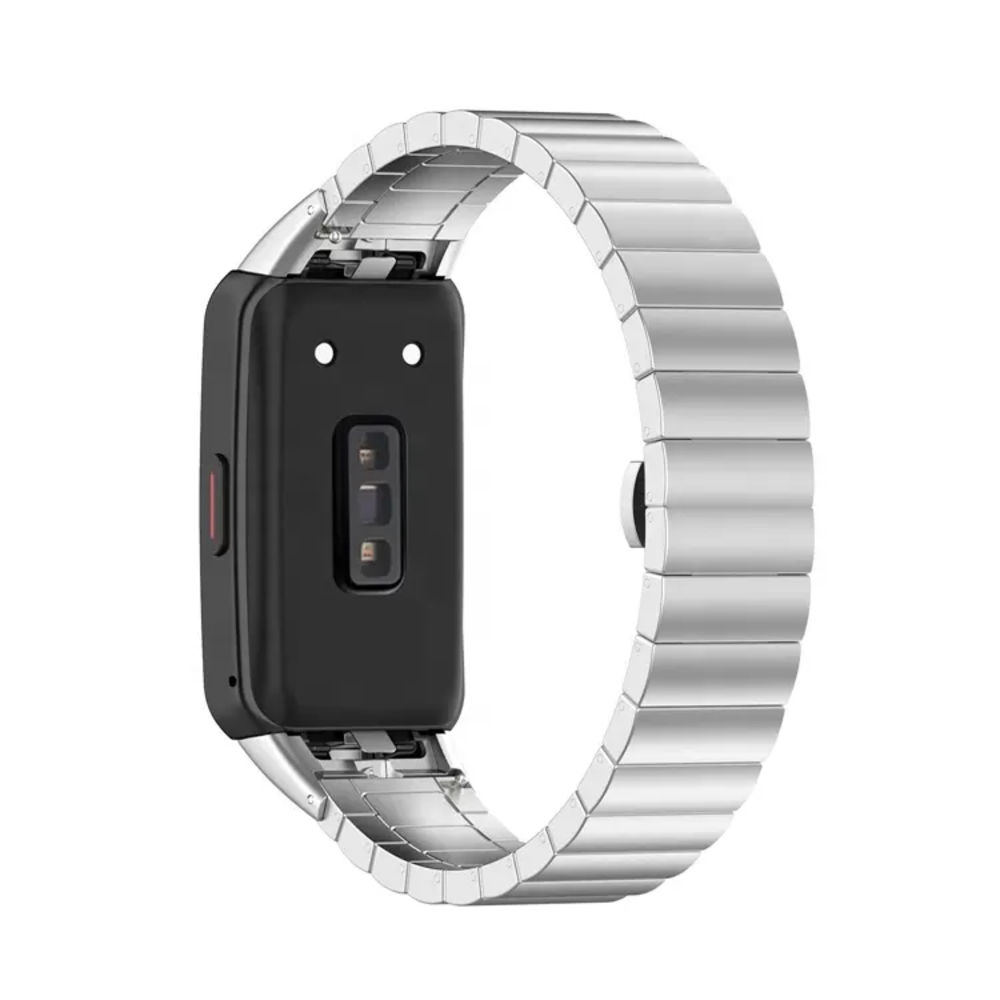 Strap-it® Strap-it Huawei Band 6 metalen bandje (zilver)