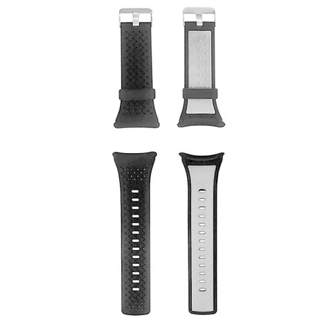 Strap-it® Strap-it Suunto Core sport bandje (zwart/grijs) Strap-it® Strap-it Suunto Core sport bandje (zwart/grijs)
