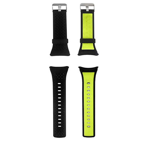 Strap-it® Strap-it Suunto Core sport bandje (zwart/groen) Strap-it® Strap-it Suunto Core sport bandje (zwart/groen)