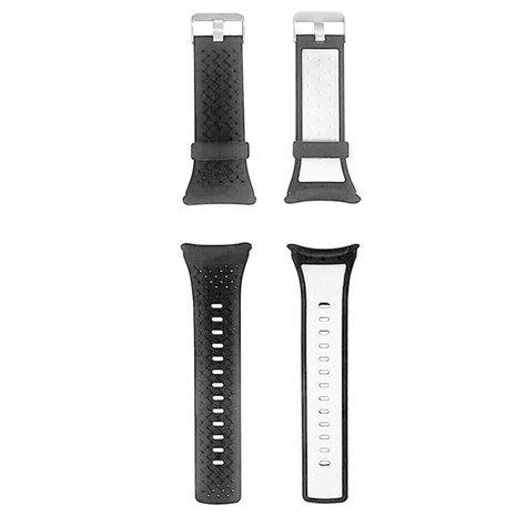 Strap-it® Strap-it Suunto Core sport bandje (zwart/wit)