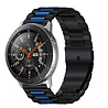 Strap-it® Strap-it Samsung Galaxy Watch 46mm stalen band (zwart/blauw) Strap-it® Strap-it Samsung Galaxy Watch 46mm stalen band (zwart/blauw)