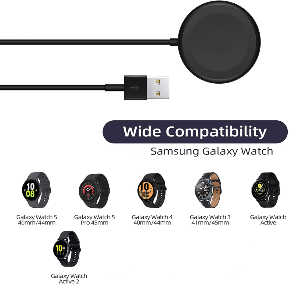 Samsung Galaxy Watch Active / Active 2 oplader Smartwatchbanden.nl