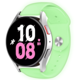 Strap-it® Samsung Galaxy Watch 5 44mm lichtgevend siliconen bandje (lime)