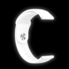 Strap-it® Strap-it Xiaomi Amazfit Bip lichtgevend siliconen bandje (wit) Strap-it® Strap-it Xiaomi Amazfit Bip lichtgevend siliconen bandje (wit)