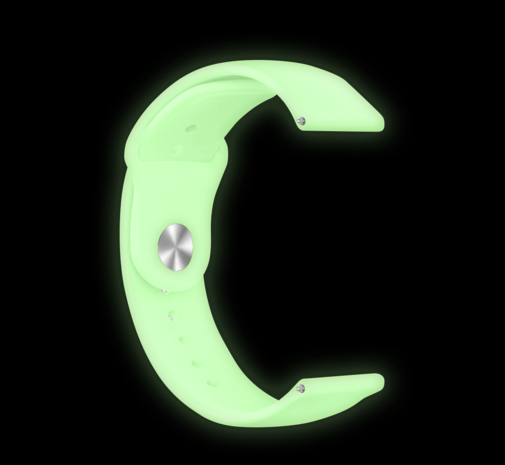 Strap-it® Strap-it Honor Magic Watch 2 lichtgevend siliconen bandje (lime) Strap-it® Strap-it Honor Magic Watch 2 lichtgevend siliconen bandje (lime)