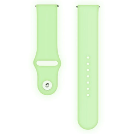 Strap-it® Strap-it Honor Magic Watch 2 lichtgevend siliconen bandje (lime) Strap-it® Strap-it Honor Magic Watch 2 lichtgevend siliconen bandje (lime)